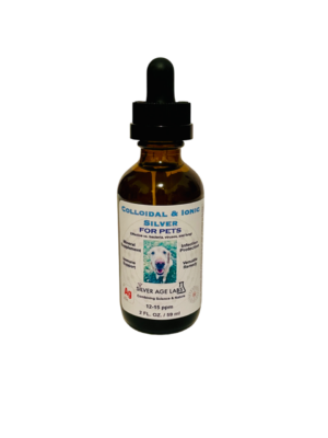 2 Oz. Colloidal Silver Dropper for Pets
