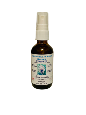 2 oz. Colloidal Silver Fine Mist Spray for Pets